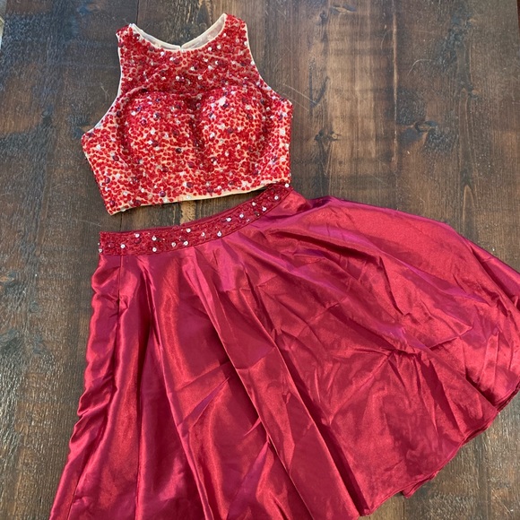 Two piece sequin dress - Picture 2 of 8